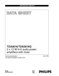 Datasheet  TDA2616Q