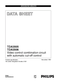 Datasheet  TDA3505