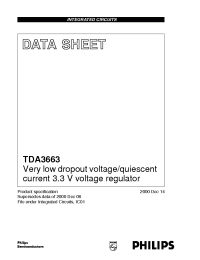 Datasheet  TDA3663