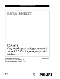 Datasheet  TDA3673