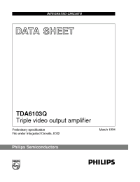 Datasheet  TDA6103Q