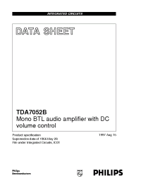 Datasheet  TDA7052B