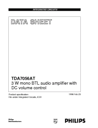 Datasheet  TDA7056AT