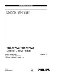 Datasheet  TDA7073AT