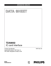 Datasheet  TDA8002