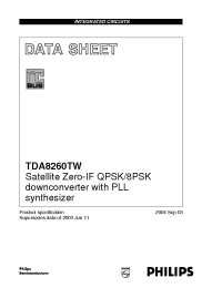 Datasheet  TDA8260TW