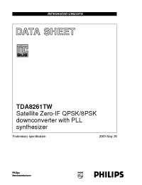 Datasheet  TDA8261TW