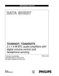 Datasheet  TDA8552T