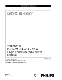 Datasheet  TDA8561Q