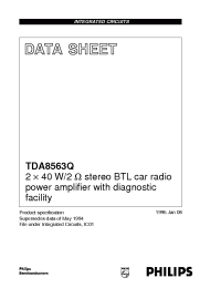 Datasheet  TDA8563Q