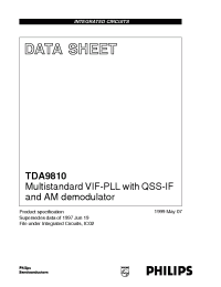 Datasheet  TDA9810