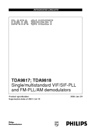 Datasheet  TDA9818