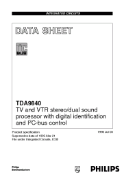 Datasheet  TDA9840