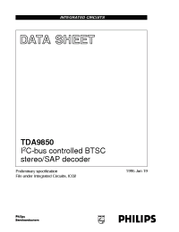 Datasheet  TDA9850