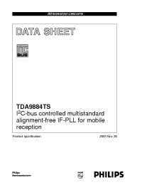 Datasheet  TDA9884TS