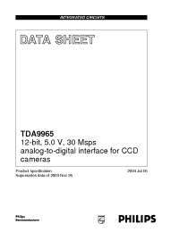 Datasheet  TDA9965