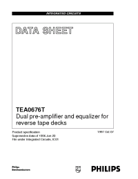 Datasheet  TEA0676T