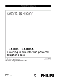 Datasheet  TEA1085