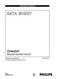 Datasheet  TEA6324T