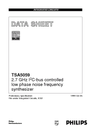 Datasheet  TSA5059T