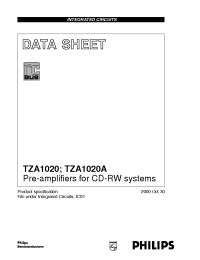 Datasheet  TZA1020A
