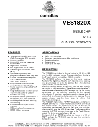 Datasheet  VES1820X