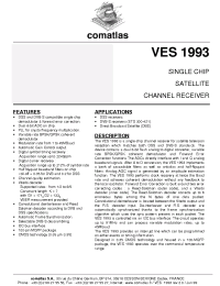 Datasheet  VES1993