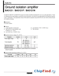 Datasheet  BA3121F