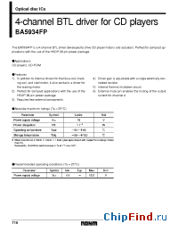 Datasheet  BA5934FP