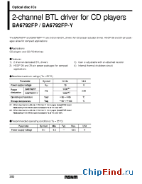 Datasheet  BA6792FP
