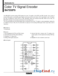 Datasheet  BA7232FS