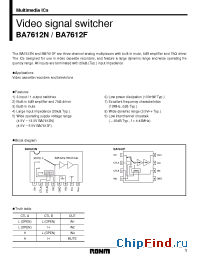 Datasheet  BA7612F