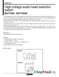 Datasheet  BA7755AF