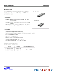 Datasheet  S1A0900X01