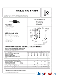Datasheet  SR820