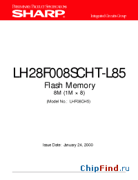 Datasheet  LH28F008SCHT-L85