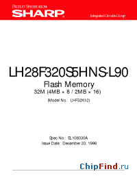 Datasheet  LH28F320S5HNS-L90