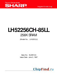 Datasheet  LH52256CH-85LL