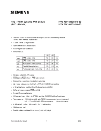 Datasheet  HYM72V1620GS-50