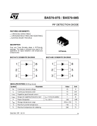 Datasheet  BAS70-07S
