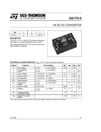 Datasheet  GS1T5-5