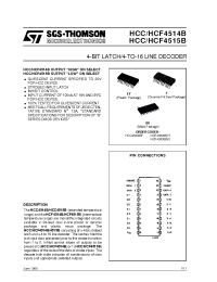 Datasheet  HCF4515B