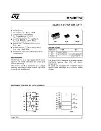 Datasheet  M74HCT32