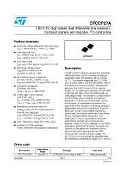 Datasheet  STCCP27A