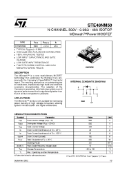 Datasheet  STE48NM50