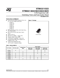 Datasheet  STM6321