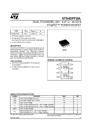 Datasheet  STS4DPF20L