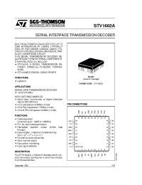 Datasheet  STV1602A