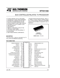 Datasheet  STV2116A