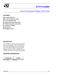 Datasheet  STV7710/WAF